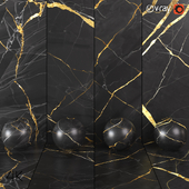 Black Gold Marble Slabs Decoration Collection 4K PBR Textures and Material aaStudio 010