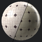 Marble Tile Materials 16- Pbr 4k Seamless