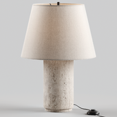 Colin King Travertine Table Lamp - West Elm
