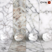 White Marble Slab Collection 4K PBR Textures and Material aaStudio 009