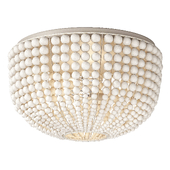 Bristol Wood Bead Ceiling Light by Potterybarn