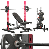Squat Rack Home Gym Package