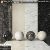 Marble slab & Seamless texture Set 191