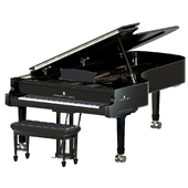 Steinway and Sons Black Piano