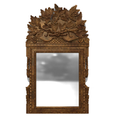 Custom made Antique Hand Carved French Wooden Mirror