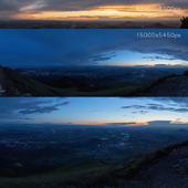 Evening and night panoramas of the CMS