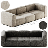 Hay Mags Soft Sofa 3 Seater Combination 1