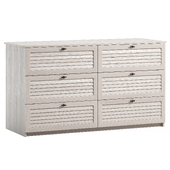 Chest of drawers Monmart-3 White