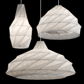 Origami Paper Pendant Light by La Vie 01