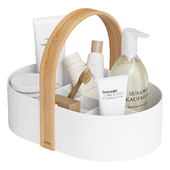 Umbra Bellwood White Utility Caddy by Crate&Barrel