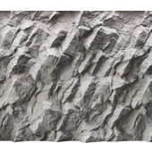 Rock cliff wall №37 Vray