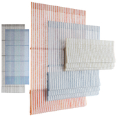 Roman Curtains 197 | Sheer Fabric | Stripes