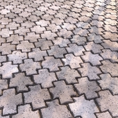 urban paving PBR texture 002