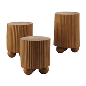 Agung Stool by Heaps and Woods