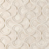 Decorative travertine tiles