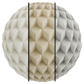 FB769 3D Concrete Diamonds Memo Sample | 3MAT | 4k | Seamless