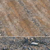 Ground material with stones 04