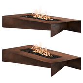 Fold 72 Modern Fire Table by Paloform
