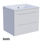 OM Cabinet with washbasin, hanging, 60 cm, white, Cloud, IDDIS, CLO60W0i95K