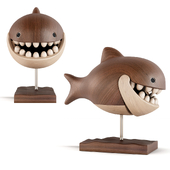 Shark sculpture