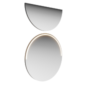 OM Two-piece illuminated mirror verrie