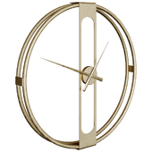 Настенные часы Wall Clock Clip Gold Часы