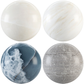 Collection Marble 102 (Carrara Gold,Night Onyx,Snow Beige,Zeus Gray)