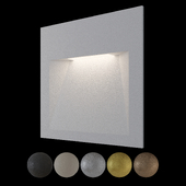 Step Light Steps S1760-WH. White recessed stair light