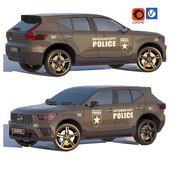 VOLVO-XC40-police car