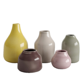 Kahler Botanica Mini Vase 5 Pack