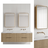 Bathroom furniture_Batten(double) by Crate & Barrel