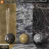 Marble slab & Seamless texture Set 203