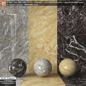Marble slab & Seamless texture Set 204