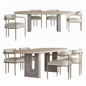 Caracole - Emphasis Dining Table And Emphasis Dining Chair