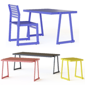Benches and tables. Collection CORTINA.026