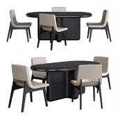 Caracole - Monty Dining Table And Starr Dining Chair