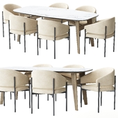 Solana chair and Abrey table