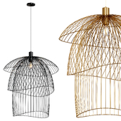 Forestier Papillon Chandelier by Luminaire