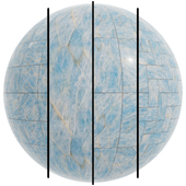 FB790 Marble Collection Blue-Ice-Onyx-1 | 4MAT | 4k | PBR