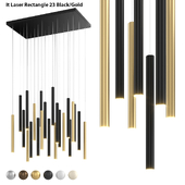Подвесной светильник IT-Laser-rectangle-23-black/gold
