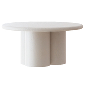 Grano Dining Table-Plaster Molded Concte