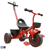 Children's tricycle with handle