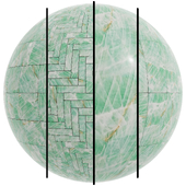 FB791 Marble Collection Green-Ice-Onyx-1 | 4MAT | 4k | PBR