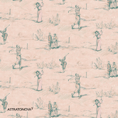 Astratonova Designer Wallpaper - Golfing [Collection_Aristocrat]
