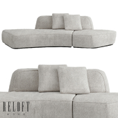 Modular sofa Cashew composition 1