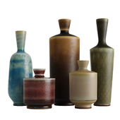 Ceramic Vases Set 3 by Berndt Friberg