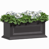 Outdoor Window Box Plant Hanging Pot Basket for Plants with Flowers.Pots, Planters Window Boxes.Lawn Decorations