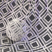 Lace fabric with geometric design-vol18- 4k
