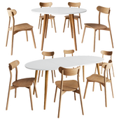 Oqui Dining Table and Safina chair
