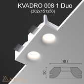 KVADRO 008 1 DUO (302x151x50)
